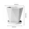 Flowerpot Gardening Base Container Garden Ornament Multiple Colors Plant Planter Practical Portable Fashionable