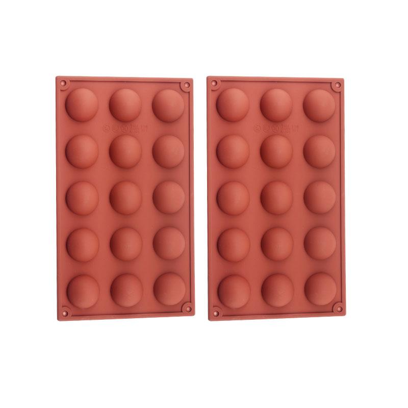 FAIS DU 3D Round Half Sphere Silicone Chocolate Mold Set Candle Mold For Baking Pastry Soap Forms Bakeware Cake Decorating Tools