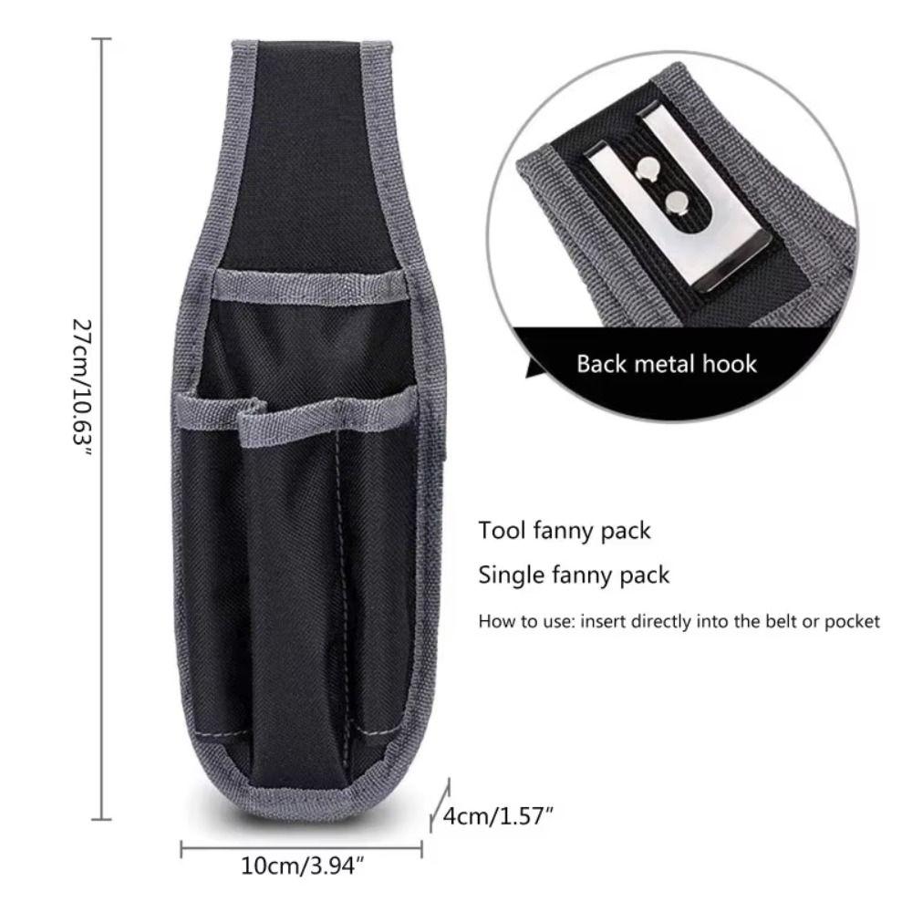 Large Capacity Tool Waist Bag Electrician Hardware Tools Bag for Repair Tool Storage