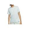 Solid Color Casual Sports Crew Neck Short Sleeve T-Shirt Men Tops Light-Blue CT7750-457