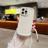 Chubby Girl TPU Crossbody Phone Case with Lanyard for iPhone 15/13, 16 Pro Max, Drop Protection