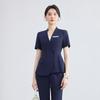 2026 Women's Summer Professional Suit: Short Sleeve Formal Fashion for Hotel Reception and Jewelry Store Workwear