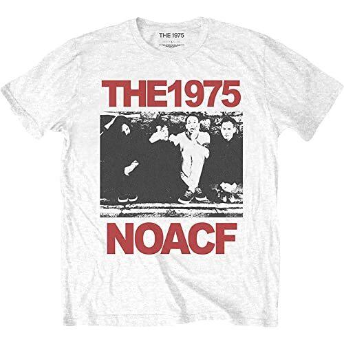 The 1975 T Shirt NOACF Band Logo Official Mens White M XL