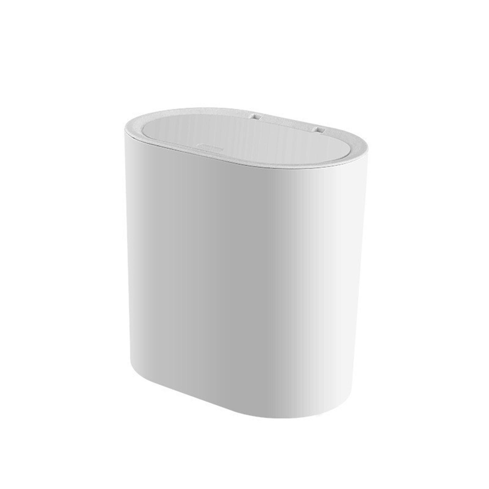 

Мусорное ведро для ванной комнаты с крышкой, нажимаемой сверху, маленький размер, большое маленькое ведро для ванной комнаты с крышкой, маленькое мусорное ведро