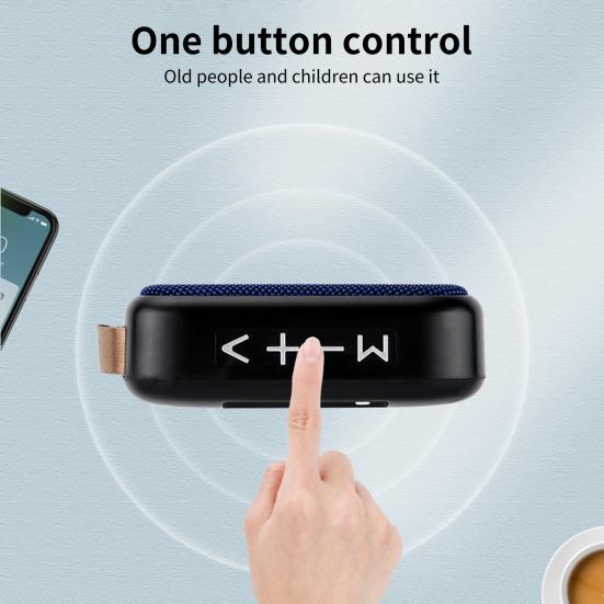 G2 Sound Box Subwoofer Support U Disk TF Card ABS Bluetooth-compatible4.2 HiFi Travel Speaker for Listening to Music
