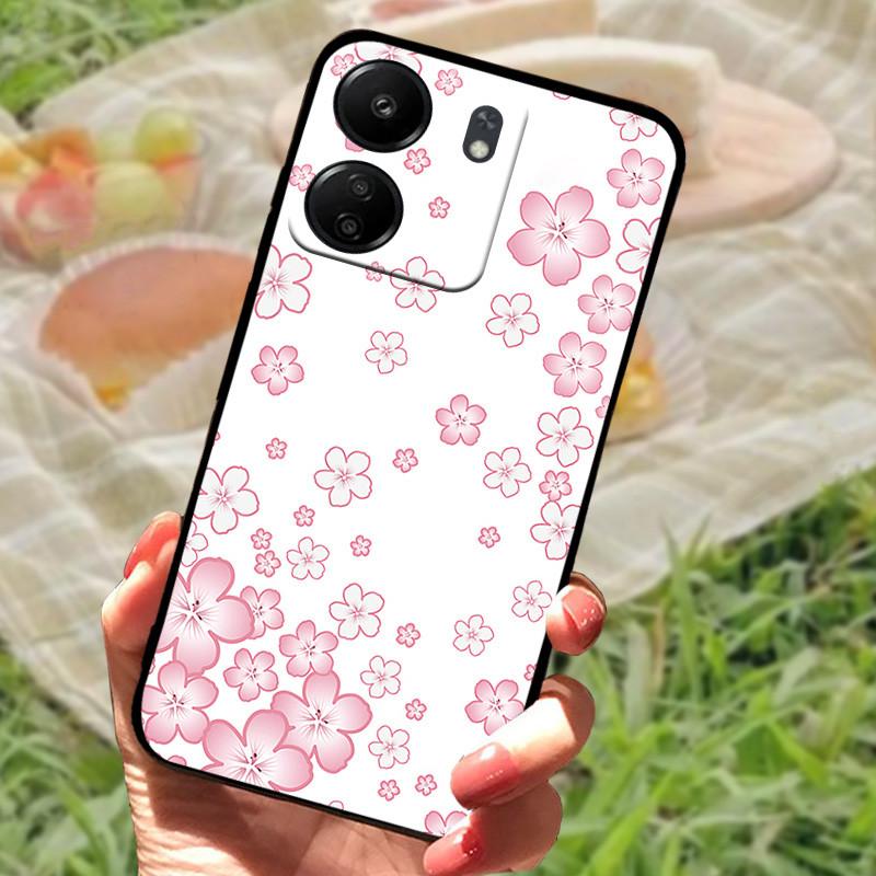 For Redmi 13C 4G Case TPU Silicone Soft Protective Phone Back Cover For Xiaomi Poco C65 Fashion Printing Shockproof Bumper Bags
