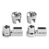 Bath Hinge Brackets for Shower Screens Made with Robust ABS Material Chrome Plated for Added Style and Support