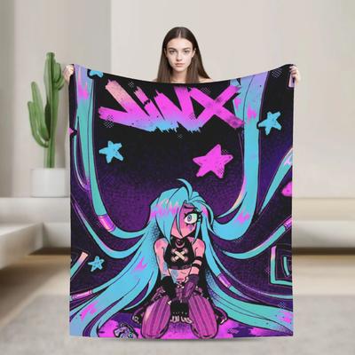 Arcane Jinx Flannel Blanket Super Warm Winter Throw for Child Outdoor Fashion Bedspread Sofa Bed Cover