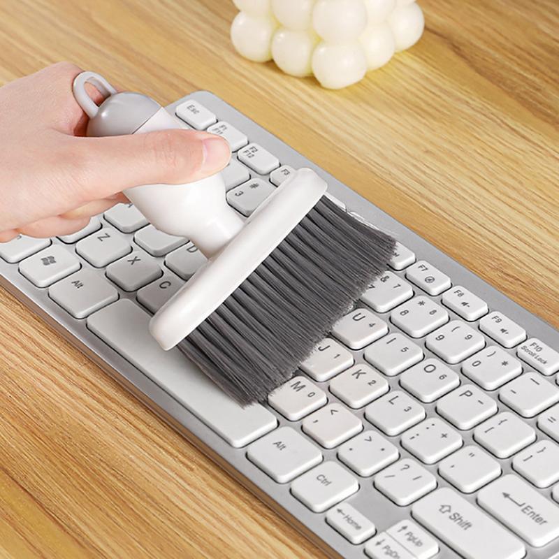 1/2Pcs Multifunctional Keyboard Cleaning Brush 2-In-1 Soft Bristle Dust Remover Tool Household Crevice Brush Window Gap Brush
