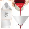10/20/50Pcs Disposable Paint Filter Paper Purifying Straining Cup Funnel 100 Mesh Conical Paint Filte Mesh Nylon Micron Paper