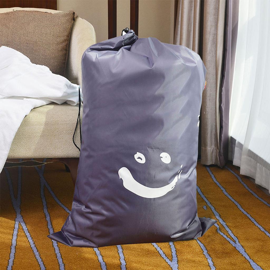 Wäschesack Nylon Kordelzug Zylinder für Haushalt Reise Schmutzwäsche Steppdecke Bücher Aufbewahrung Dunkel