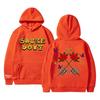 Moletom com capuz estampado de álbum de música Sauce Boyz, rapper americano Eladio Carrion, flor rosa, moletom com capuz unissex, moda feminina, tops grandes