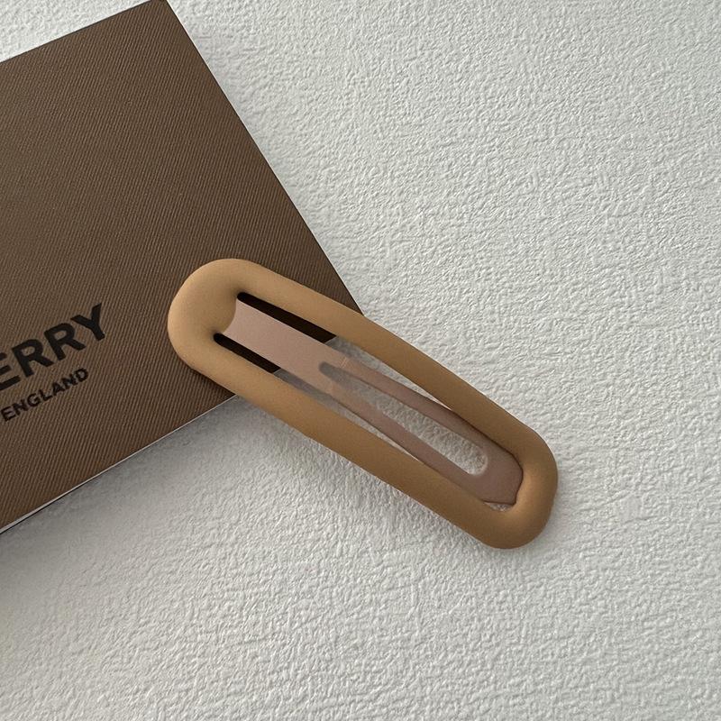 Solid Color Bangs Hairpin: Korean-Style BB Clip for Girls