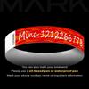 250 Tyvek Wristbands - Colored Paper Wristbands for Events - Red Flame Wrist Bands for Parties, Games, Competitions (red)