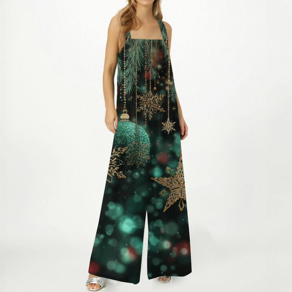 Dámský overal Potištěný Ležérní Volný Overal