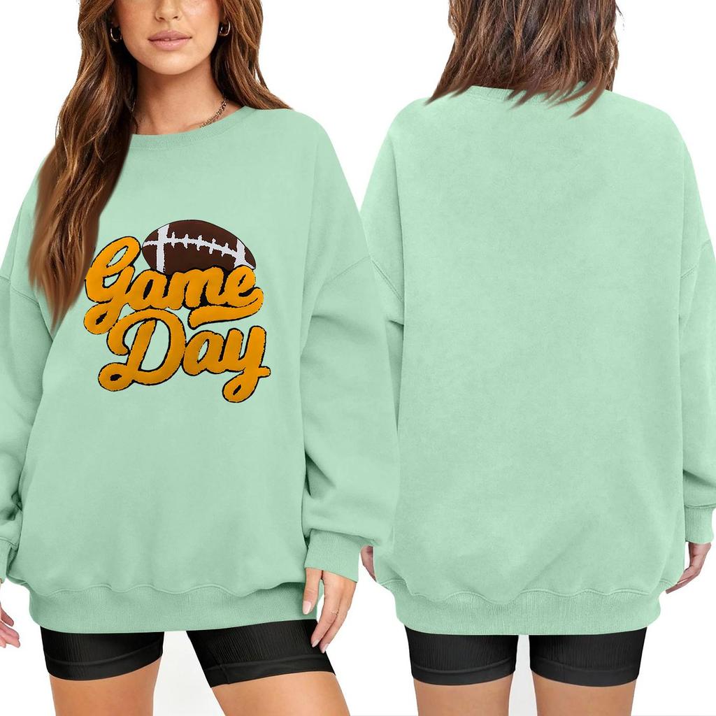 Unisex Lightweight Long Sleeve Neck Pullover with Fashion Print