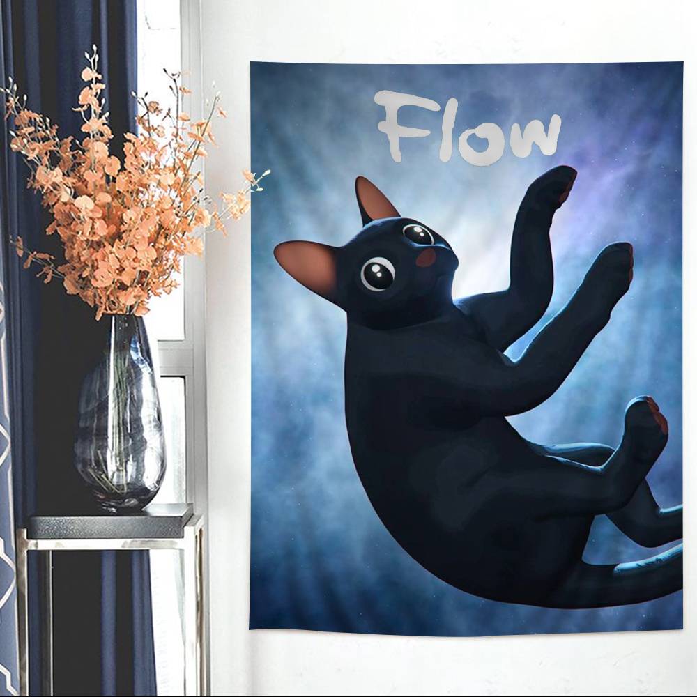 

Flow Movie Printed Large Wall Tapestry Art Science Fiction Room Home Decor Decor Blanket 74x94cm(29x37in)
