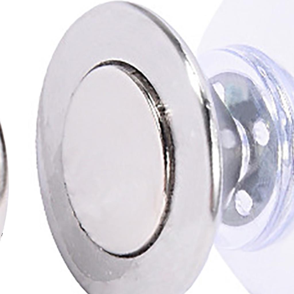 Magnetische Seifenschale Wandmontiert Edelstahl Magnetischer Seifenhalter für Küche Badezimmer Saugknopf