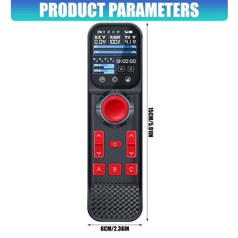 DS800 2.4Ghz 8 Function Wireless Device With F08A Receiver For Miniature Vehicles And Watercrafts