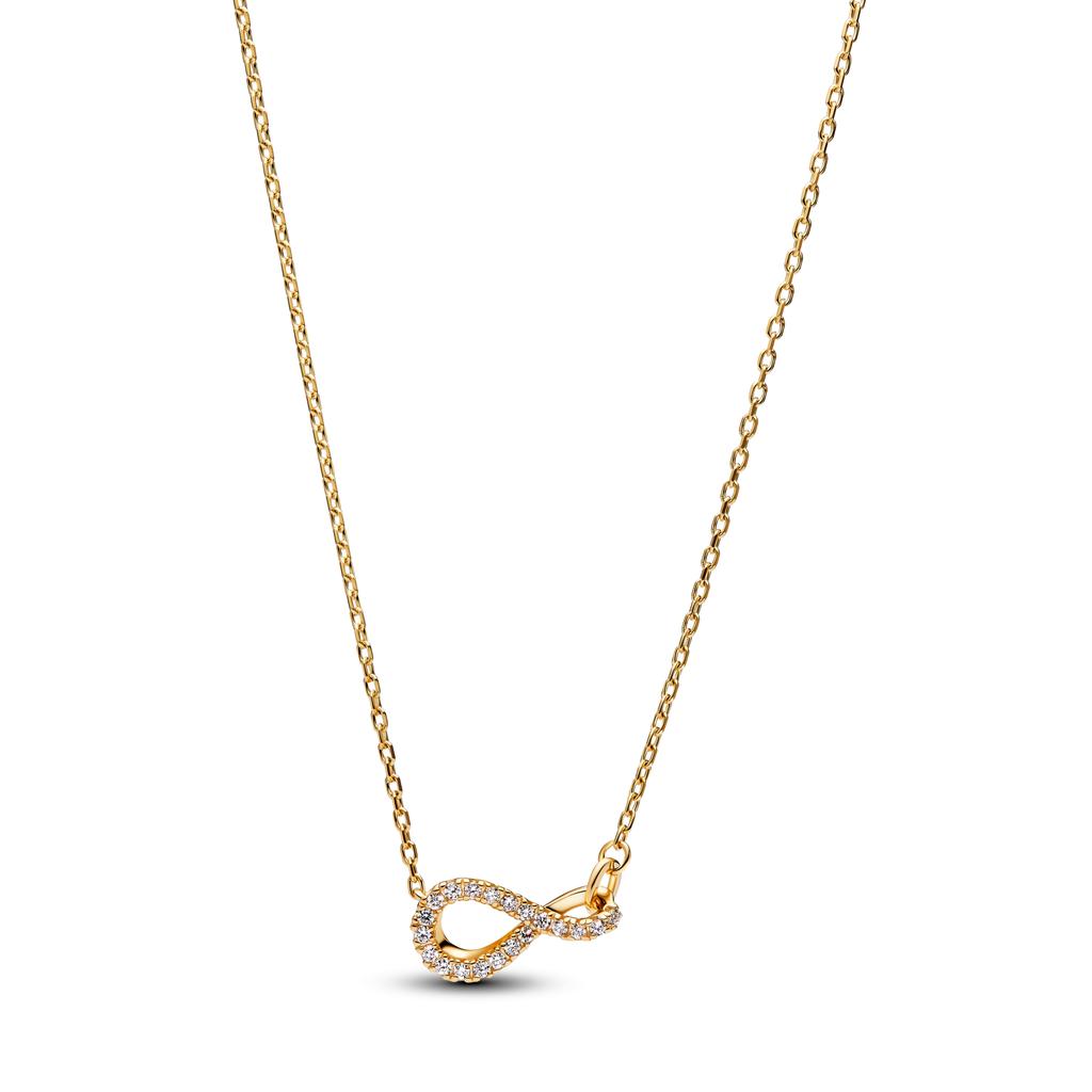 New Copper Butterfly Love Zircon Necklace Moon Bowknot Circular Heart Chain For Women Jewelry Birthday Gifts