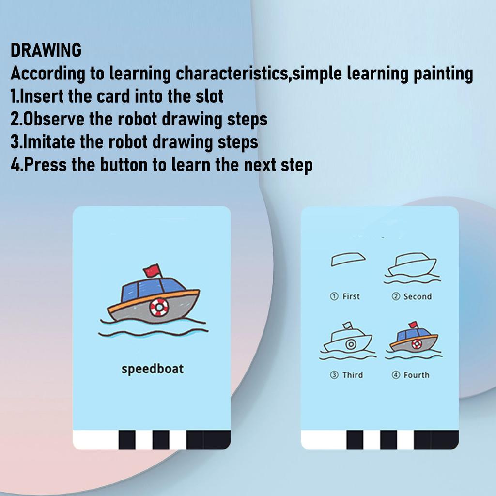 Educational Drawing Robot Smart Drawing Robot Educational Interactive Painting Learning Machine for Enlightenment Preschool