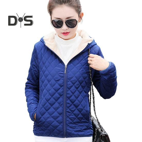 

Зимняя женская куртка с капюшоном, застежкой-молнией, длинными рукавами, толстый плюшевый кардиган с однотонной подкладкой, сохраняющий тепло, школьное пальто для поездок на работу M темно-синий