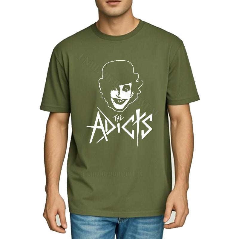 Unisex Tshirt Daily Wear Cotton Tshirt The Adicts With Clown Face Quickdry Soft Cotton Teeshirt Fashion Plus Size Tshirt Casual