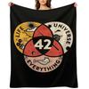 42 The Answer To Life The Universe And Everything Throw Blanket Thins Shaggy For Sofa Thin bed plaid Blankets