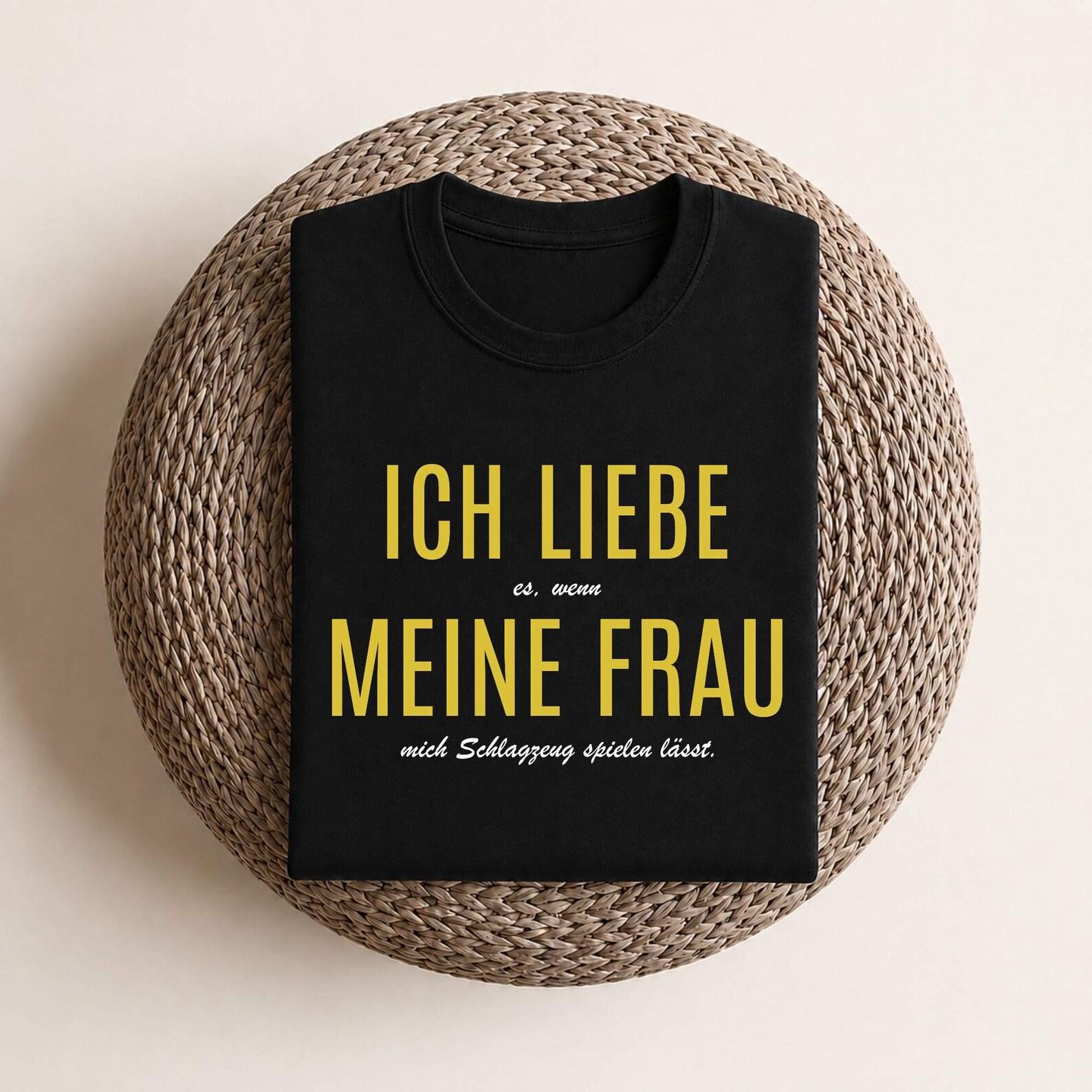 I love drums T-shirt, drummer gift idea, instrument - premium T-shirt 4XL