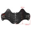 Motorcycle Universal Black PU Leather Heat Saddle Shield Deflectors For Harley Touring Sportster Dyna Honda Yamaha Suzuki Custom
