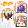3pcs  Coloring Books - Bird, Cat, Mandala Patterns, Thickened 30 Pages, Spiral Bound, Perfect for Stress Relief, Gift Ideas