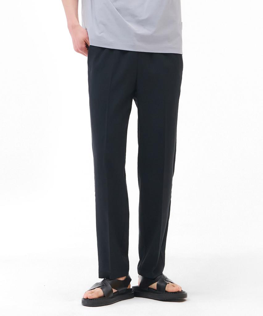 CHASECULT Men'S Cool Touch Relaxed Elastic Waist Pants - Navy