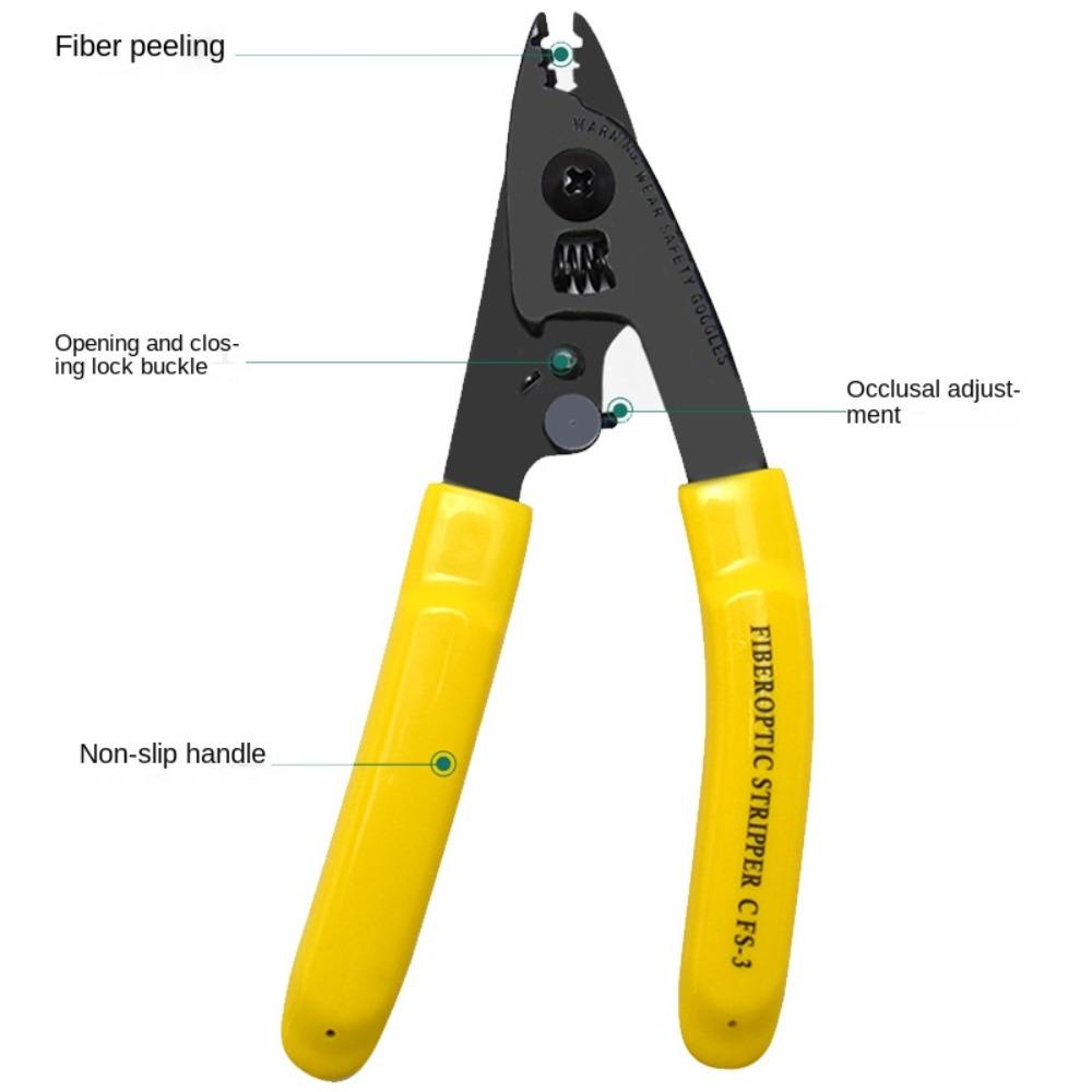 PVC CFS3 Wire Stripper Pliers Black Leather Cable Stripping Pliers  Electrician