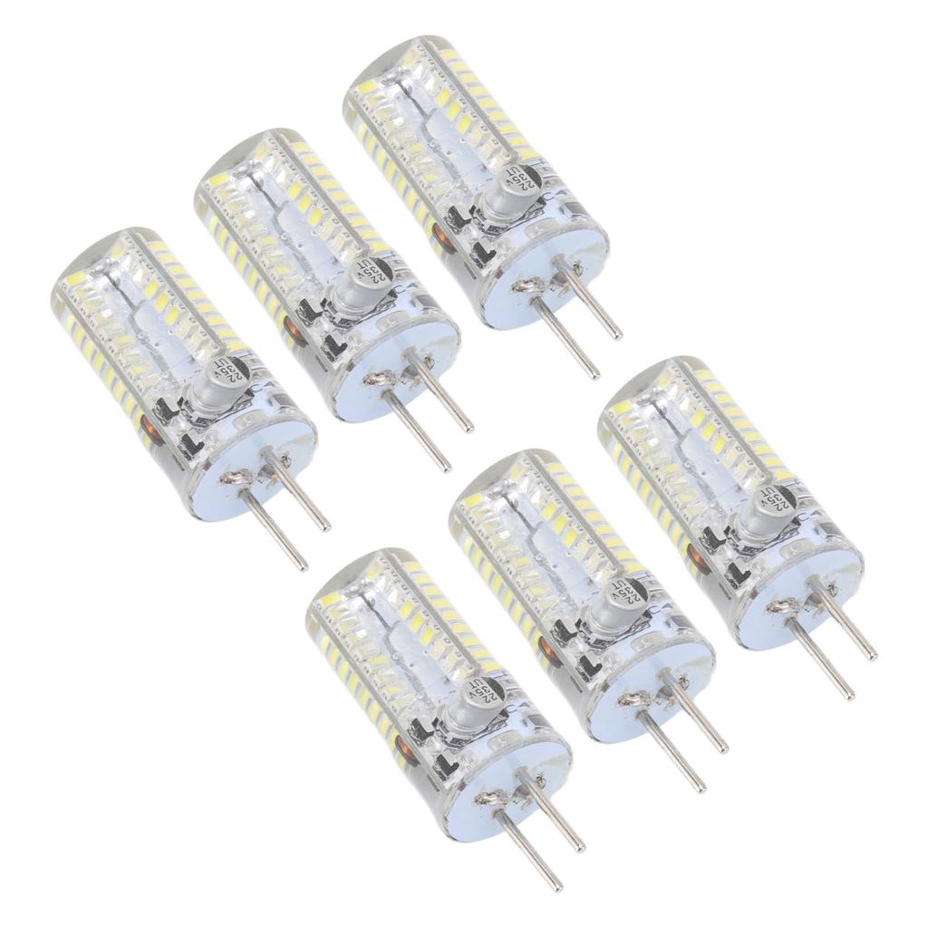6 ks LED žárovek GY6.35 5W AC 12V Teplá bílá 2700 až 3000K Bílá 6000 až 6500K 500LM 72LED Světlo