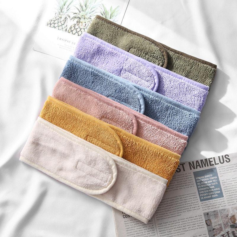 Face Washing Hair Band Beauty Salon Wide Edge Hair Scarf for Women Beauty Makeup Velcro Hair Band