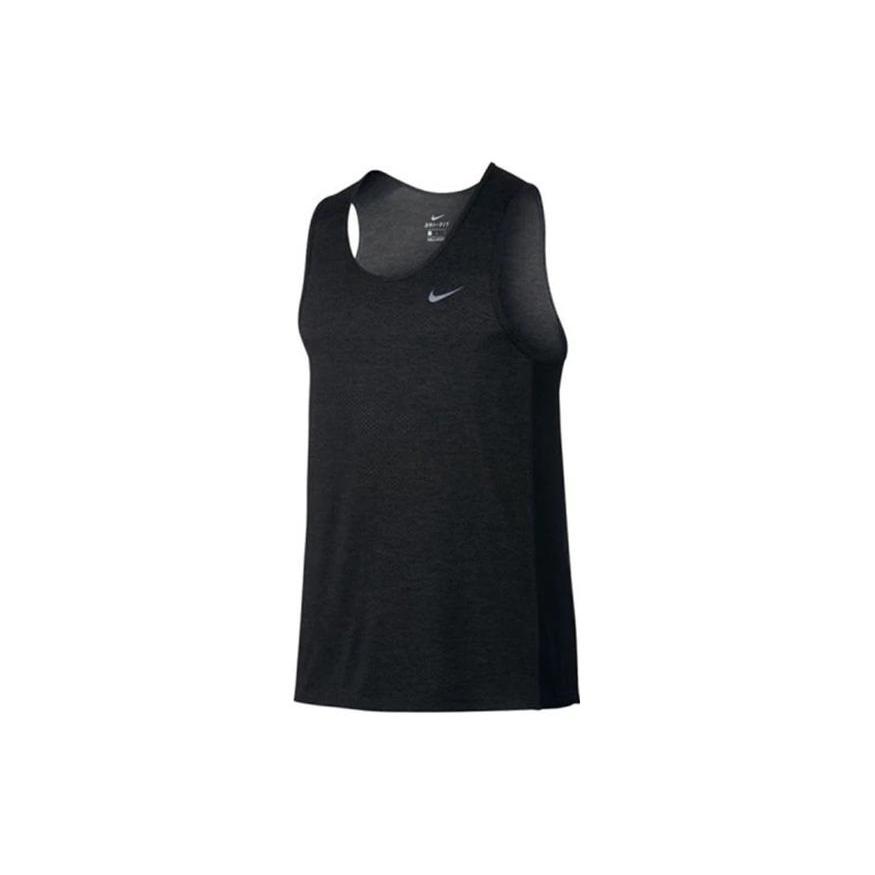 Nike Tank Tops Men's Black Crew Neck Moderate Straight Fit 834239-014
