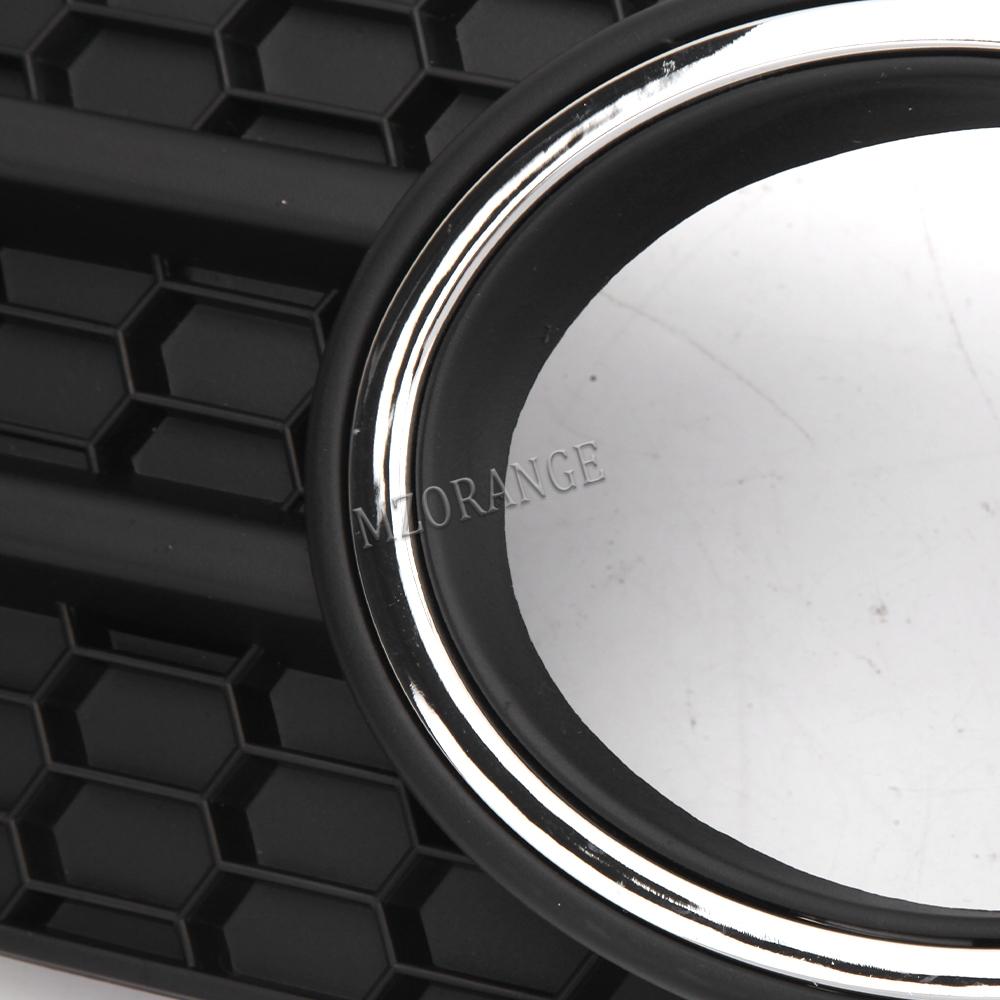 Fog Light Frame Cover for Volkswagen Tiguan 2012 2013-2018  for VW Front Fog Lamp Honeycomb Grille Front Bumper