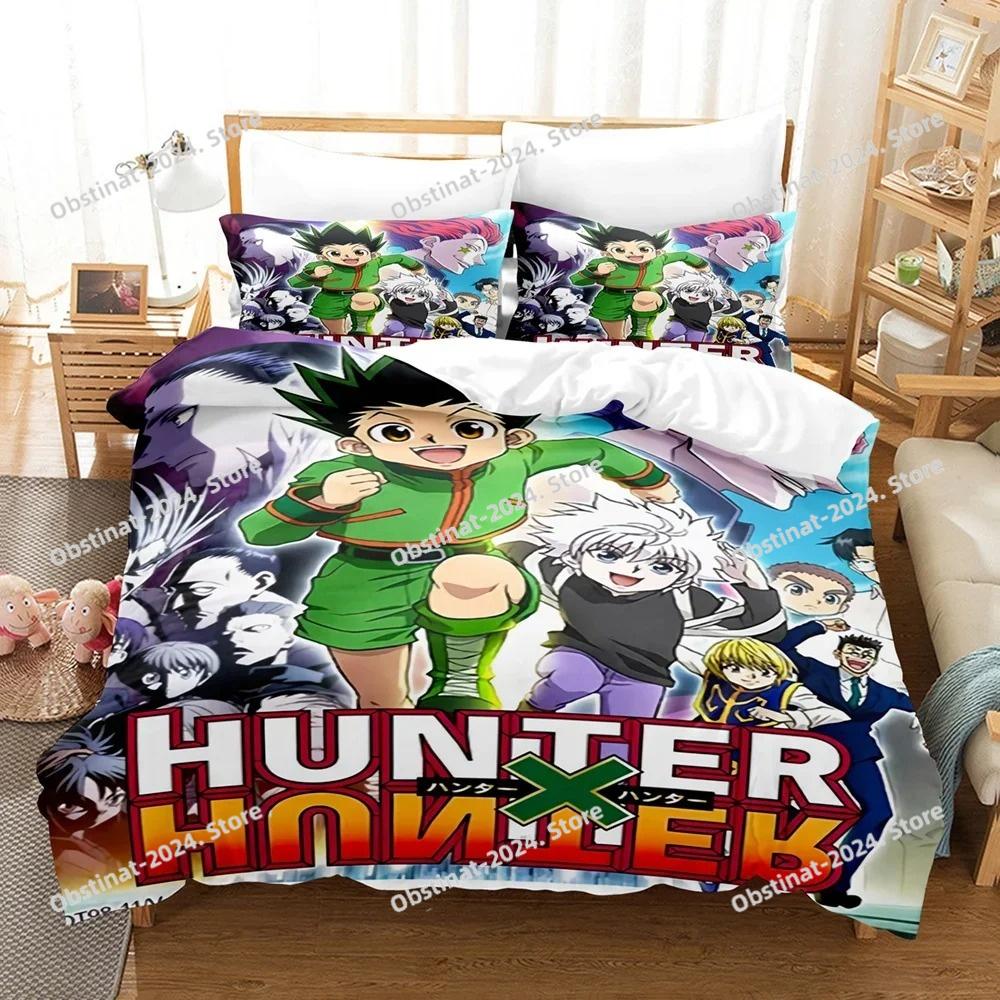 Nowy Hunter X Hunter Killua Zestaw Pościeli Pojedynczy Bliźniak Pełny Queen King Rozmiar Pościel Aldult Dzieci Dekoracja Domu Poszwa na Kołdrę Prezent