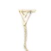 Les Trésors De Lily [J9203] - Gold 'Choreography' Ring Bracelet