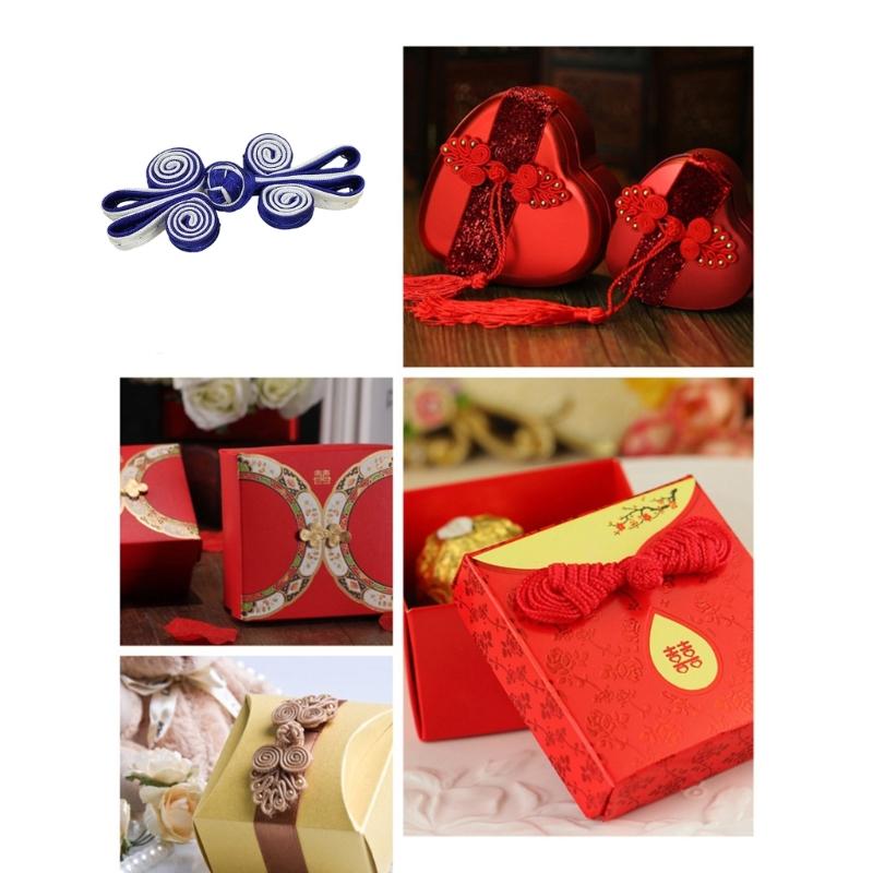 Cheongsam knoflíky Čínské uzlové zapínání Knoflíky pro DIY šití Svetr Kardigan