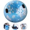 Inflatable Floated Skiing Board Thickened Floated Sled PVC Ski Board Sled with Handles Ski Board Skiing Equipments