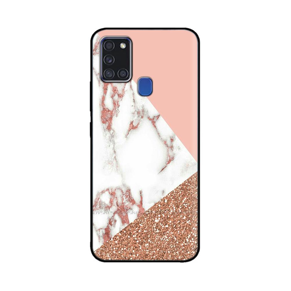 For Samsung A21S Case Silicone Back Protector Phone Soft TPU Bumper Case On For Samsung Galaxy A21s GalaxyA21s A 21s A217 Cover