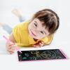 1/5 stk LCD Skrivetavle med Penn 8,5-tommers Rektangel Fargerik Doodle Notatblokk Elektronisk Tegnebrett Barn Voksne Slettbar Skisseblokk Pedagogisk Leke