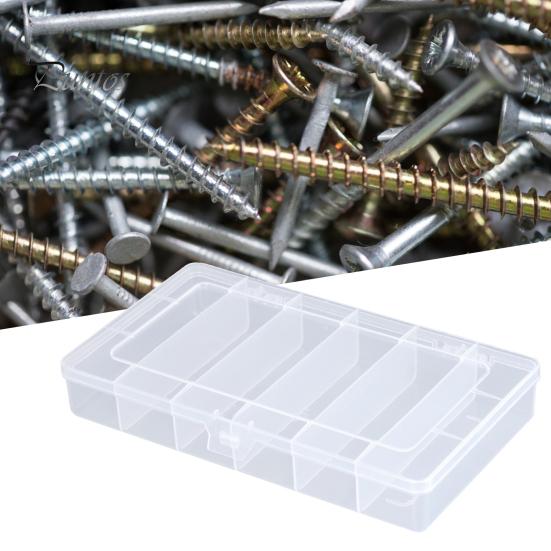 Storage Box Dust Proof Large Capacity 6 Grids Jewelry Display Storage Organizer for Travel