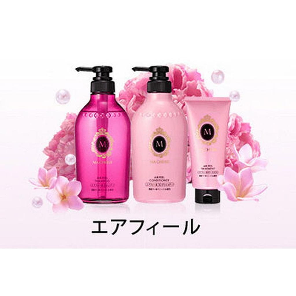 MACHERIE Air Feel Shampoo Refill and 380ml X 2 Bonus Breeze Deo 380ml (Smooth Smooth) + (Sea & Gel) (x 2)