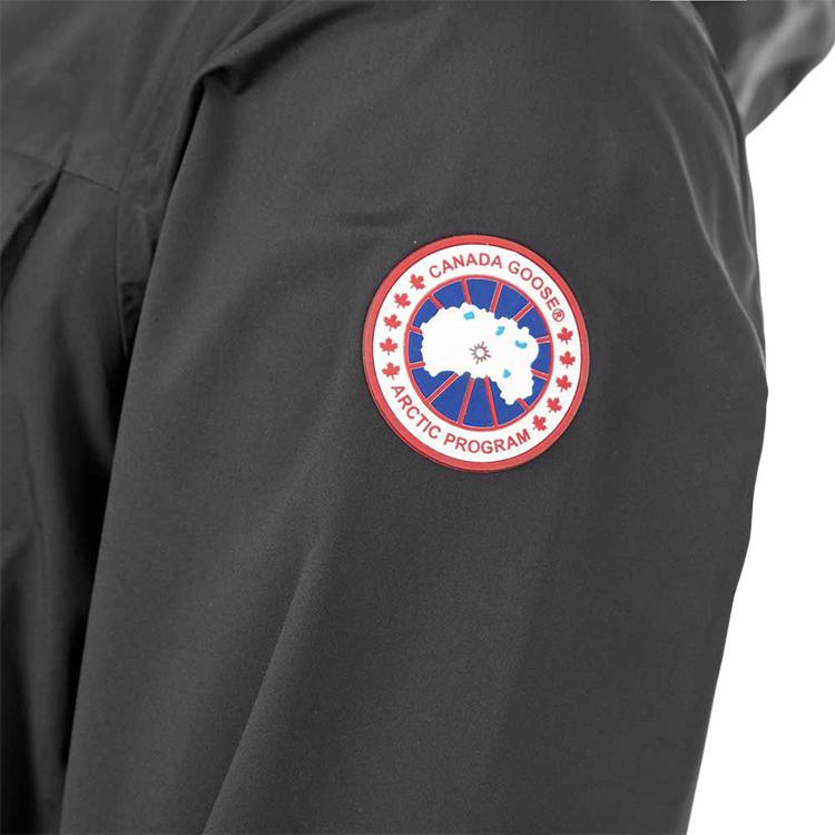 Canada Goose Nanaimo Series Red Label Hooded Solid Jacket Waterproof Outdoor Casual Hiking Men Jackets Black 5608M-61