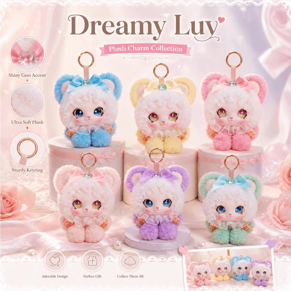 Ornaments Cat Plush Keychain Bag Hanging Doll Bag Charm Cartoon Car Key Ring Backpack