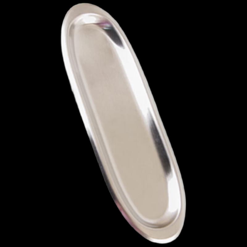 Korean Style Stainless Steel Oval Serving Platter