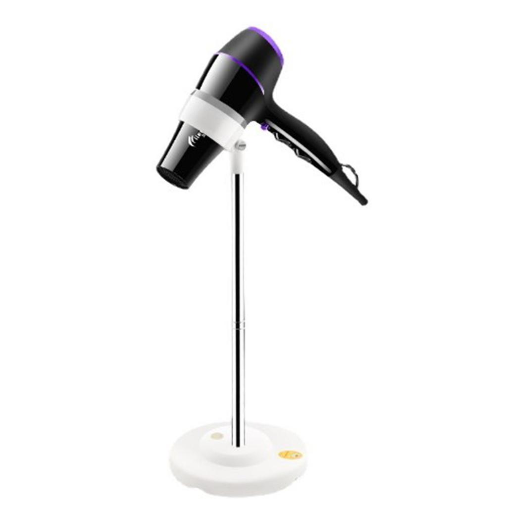 Hair Dryer Stand Rotatable Adjustable Height Angle Soft Toothed Mouth Blow Dryer Floor Stand for