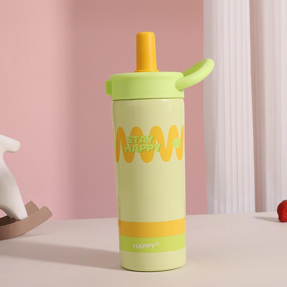 

Кружка для воды 600 мл, непроливающаяся кружка с соломинкой, милая кофейная кружка 3